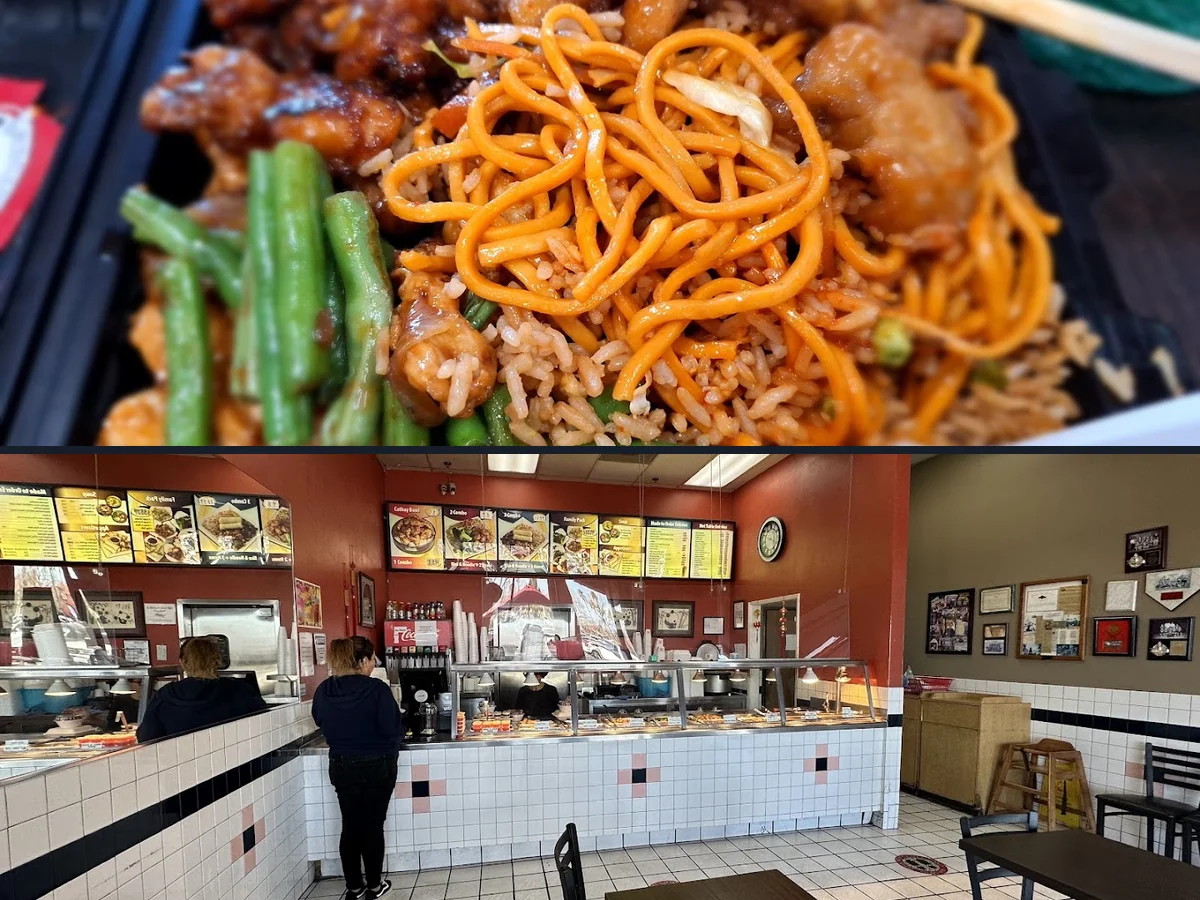Casual Chinese restaurant interior with counter service.